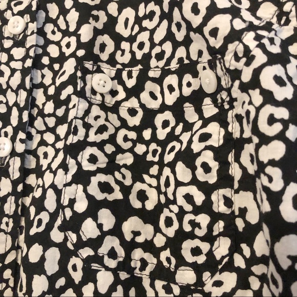 Jones New York Leopard Print Button Down Shirt - Picture 3 of 8